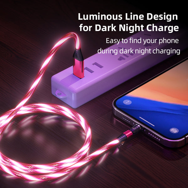 Rotateable Luminous Charge Cable